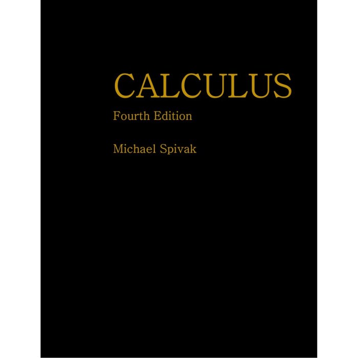 Michael spivak calculus 4th edition