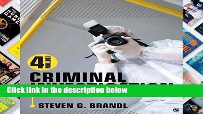 Criminal investigation basic perspectives 13th edition